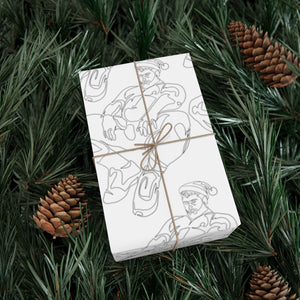 Line Art Gift Wrap Papers V4