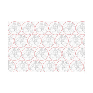 Line Art Gift Wrap Papers V5