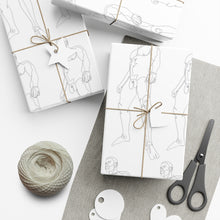 Load image into Gallery viewer, Line Art Gift Wrap Papers