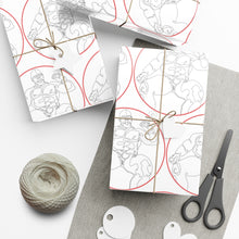 Load image into Gallery viewer, Line Art Gift Wrap Papers V5