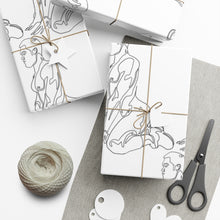 Load image into Gallery viewer, Line Art Gift Wrap Papers V3